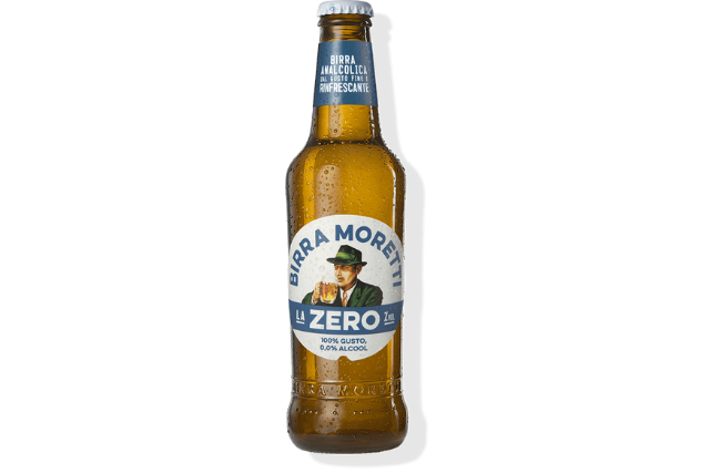 Moretti Alcohol Free Beer Zero (24x330ml) (24x330ml) - Italian Beer - | Wholesale | Delicatezza 