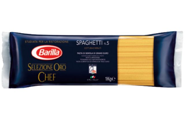 Barilla Spaghetti No.5 Oro Chef (12x1Kg) | Wholesale | Delicatezza