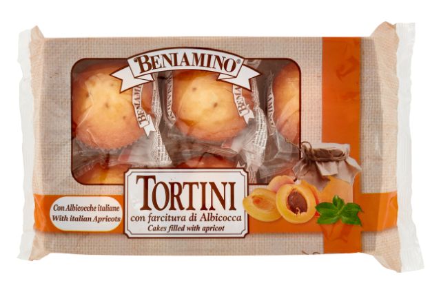 Beniamino Cakes Filled with Apricot (14x250g) | Delicatezza