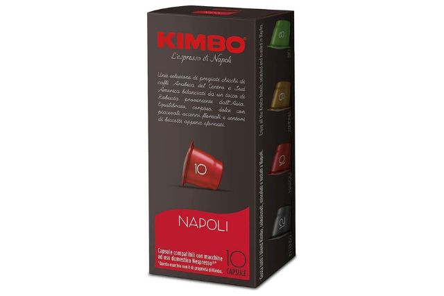 Kimbo Napoli Coffee Nespresso Capsules (10x10x5,8g) | Special Order | Delicatezza