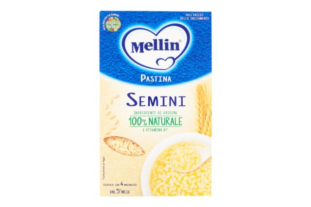 Mellin Semini Small Pasta (12x350g) - Baby Food | Special Order | Delicatezza