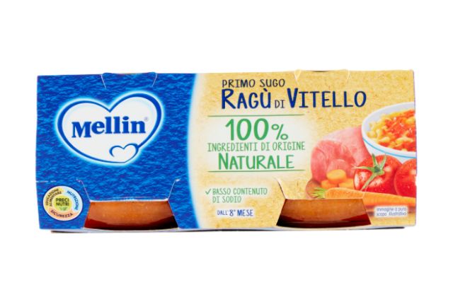 Mellin Veal Ragù Puree (12x2x80g) - Baby Food | Special Order | Delicatezza