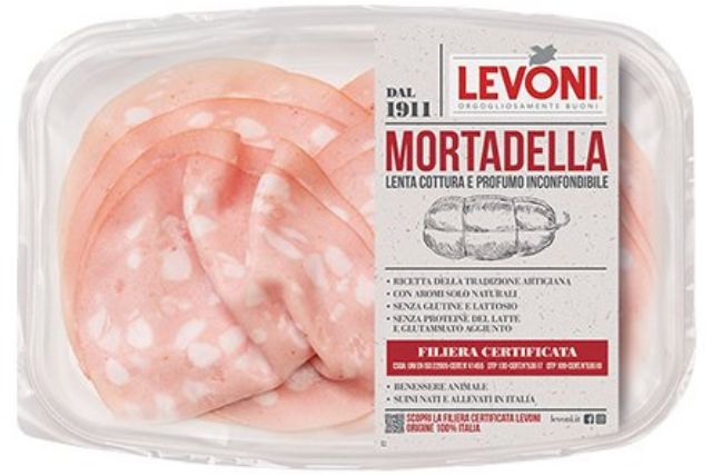 Mortadella Bologna Sliced Levoni (100g) | Delicatezza