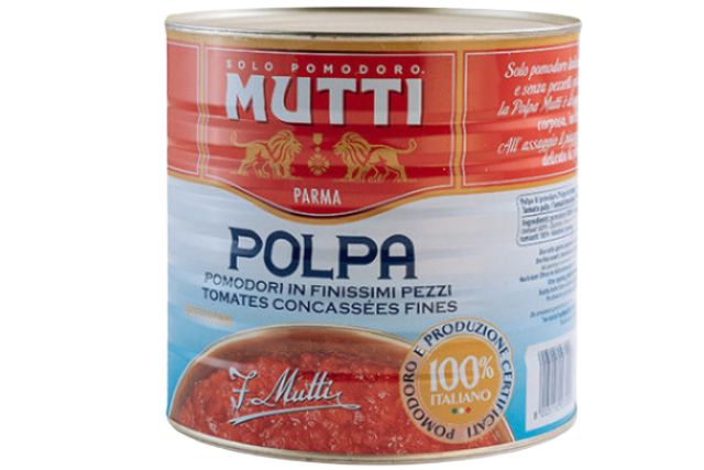 Mutti Polpa Finely Chopped Tomato (6x2.5Kg) | Wholesale | Delicatezza