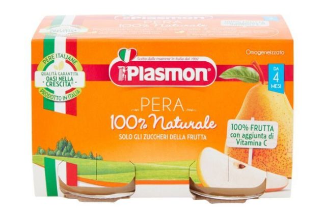 Plasmon Pear Puree (2x104g) - Baby Food | Delicatezza