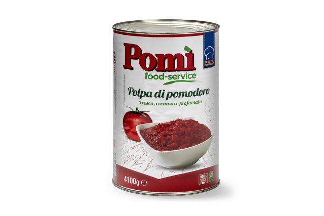 Pomi Finely Chopped Tomatoes Polpa Fine Pomodoro (3x4.05kg) | Wholesale | Delicatezza