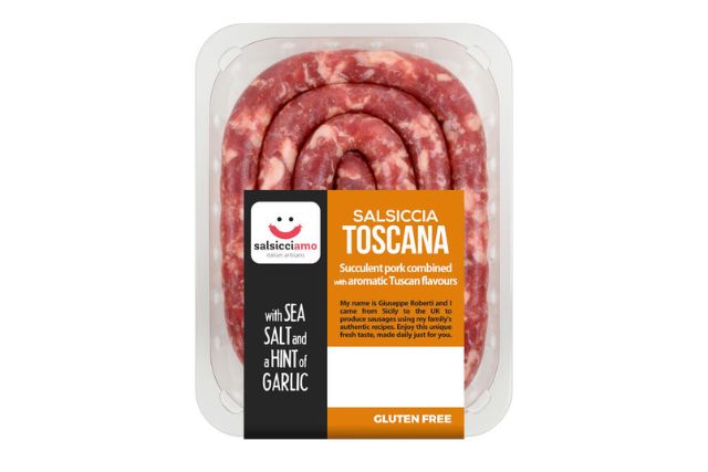 Salsicciamo Tuscan Luganega Sausage (1Kg) - with a hint of garlic | Wholesale | Delicatezza