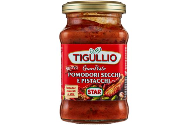 Tigullio Pesto Dried Tomatoes & Pistachios (12x185g) | Special Order | Delicatezza