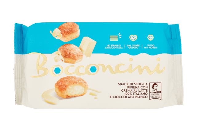 Vicenzi Bocconcini Milk and White Chocolate Cream (100g) | Delicatezza