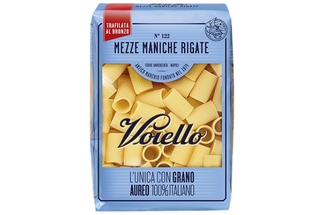 Voiello Mezze Maniche Rigate No.122 (16x500g) | Wholesale | Delicatezza