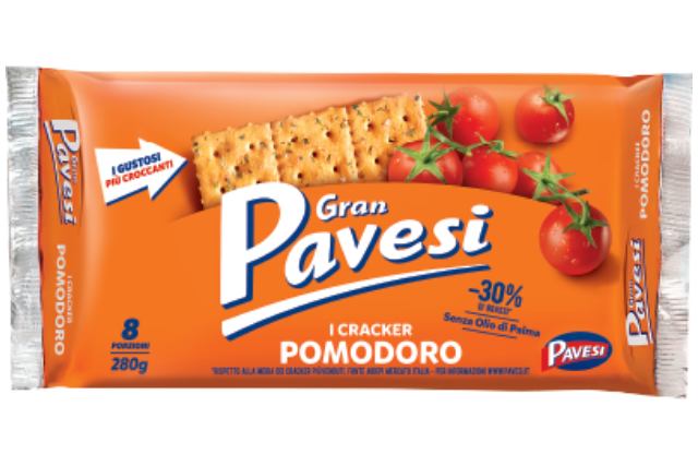 Pavesi Crackers Cheese and Tomatoes (280g) | Delicatezza