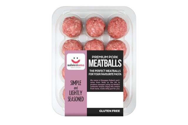 Salsicciamo Meatballs (12x25g) - Simple & Lightly Seasoned | Delicatezza