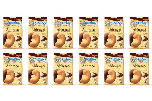 Mulino Bianco Abbracci Multibuy Offer (12x350g) | PDP | Delicatezza