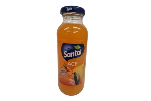 Santal Ace Glass Bottles (24x250ml) | Wholesale | Delicatezza