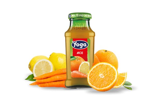 Yoga ACE Juice Glass Bottle (24x200ml) | Special Order | Delicatezza