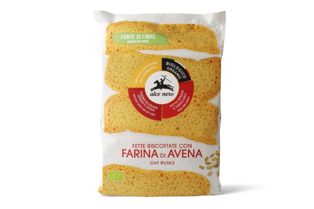 Alce Nero Organic Fette Biscottate Oat (120g) | Delicatezza
