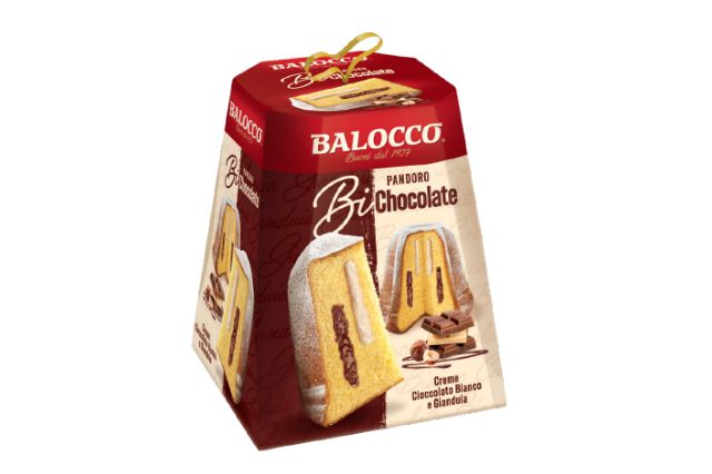 Balocco Bichocolate Pandoro (800g)  | Wholesale | PDP | Delicatezza