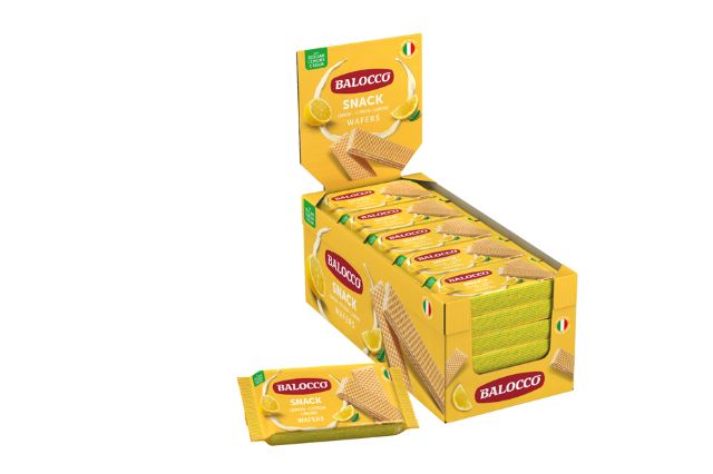 Balocco Lemon Wafer Snack (30x45g) | Wholesale | PDP | Delicatezza