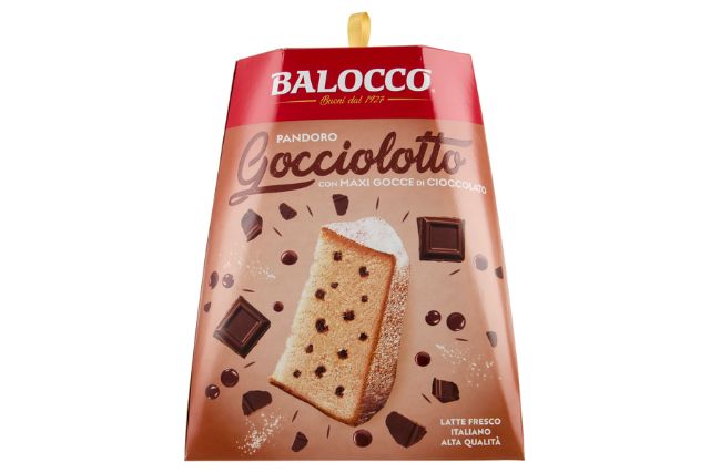 Balocco Pandoro Gocciolotto with Chocolate (12x800g) | Special Order | Delicatezza