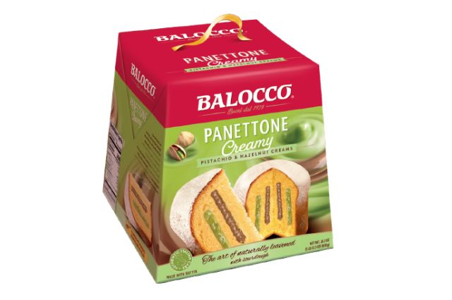 Balocco Pistachio & Hazelnut Creamy Panettone (800g) | PDP | Delicatezza