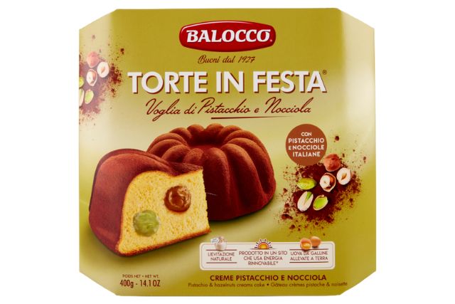 Balocco Torta with Pistachio Hazelnut (18x400g) | Special Order | Delicatezza