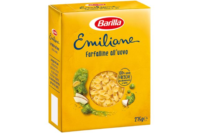 Barilla Egg Emiliane Farfalline (275g) | Delicatezza