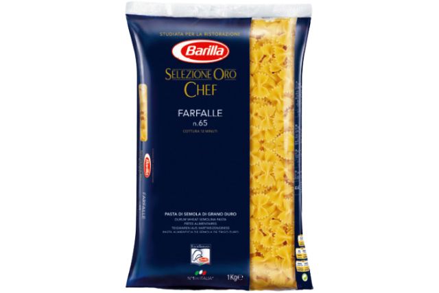 Barilla Farfalle No.65 Oro Chef (9x1Kg) | Wholesale | Delicatezza