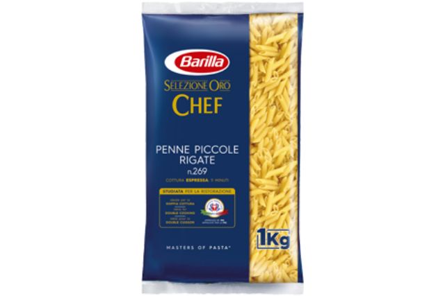 Barilla Penne Piccole Rigate No.269 Oro Chef (9x1Kg) | Wholesale | Delicatezza