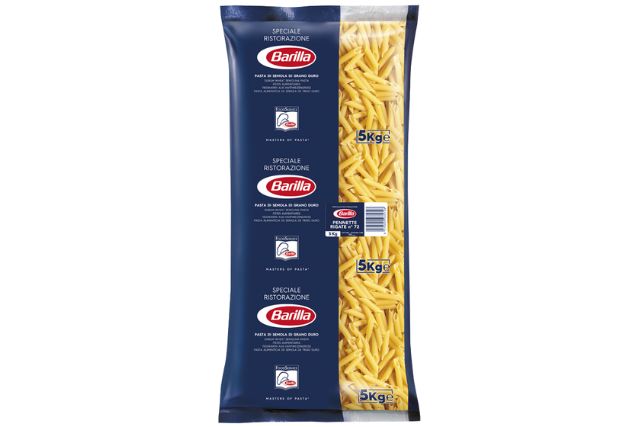 Barilla Pennette Rigate No.72 (3x5Kg) | Wholesale | Delicatezza