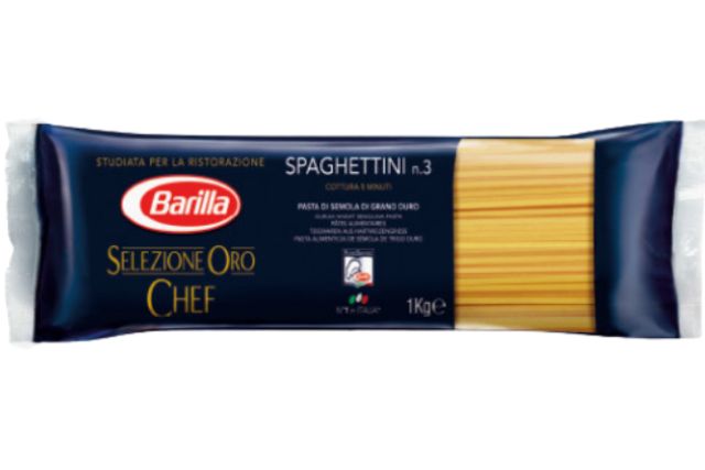 Barilla Spaghettini No.3 Oro Chef (12x1Kg)| Wholesale | Delicatezza