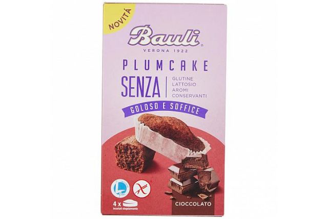 Bauli Chocolate Plumcake Gluten Free (8x132g) | Special Order | Delicatezza