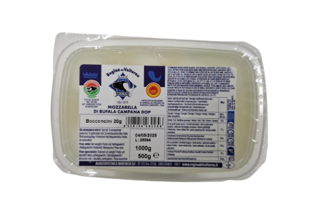 Regina del Volturno Bocconcini di Bufala DOP (500g) | Wholesale | Delicatezza 