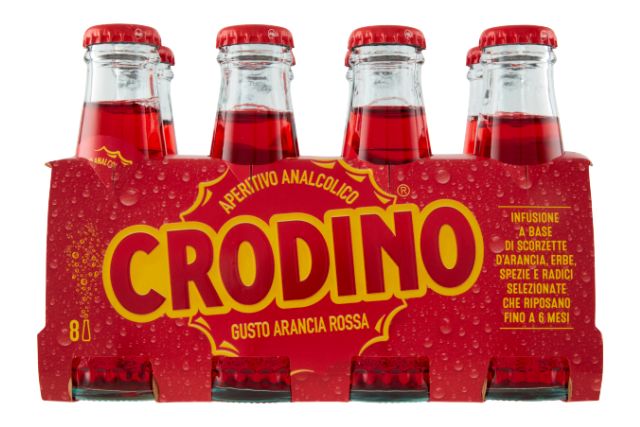 Campari Crodino Red Orange (8x100ml) | Delicatezza