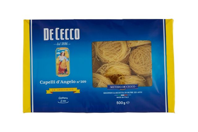 Capelli d'Angelo No.209 De Cecco (8x500g) | Delicatezza | Wholesale