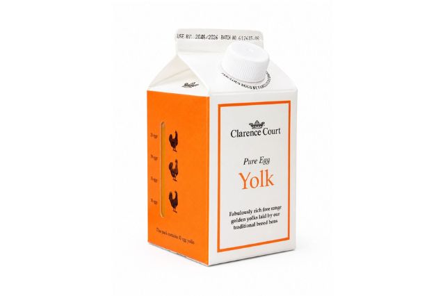 Clarence Court Pasteurised Free Range Egg Yolk (500ml) | Wholesale | PDP | Delicatezza
