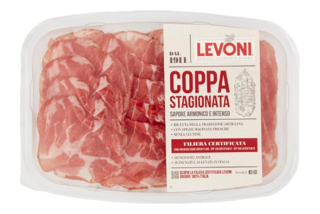 Coppa di Parma Sliced IGP Levoni (80g) | Wholesale | Delicatezza