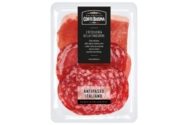Cortebuona Antipasto Italiano Sliced (120g) | Wholesale | Delicatezza