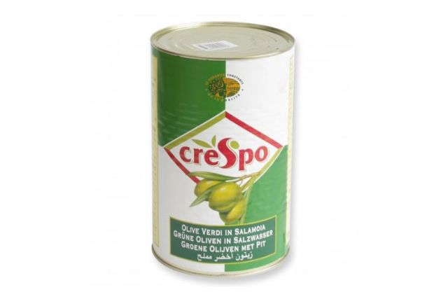 Crespo Large Green Olives with Pit (4.3kg)| Wholesale | Delicatezza 