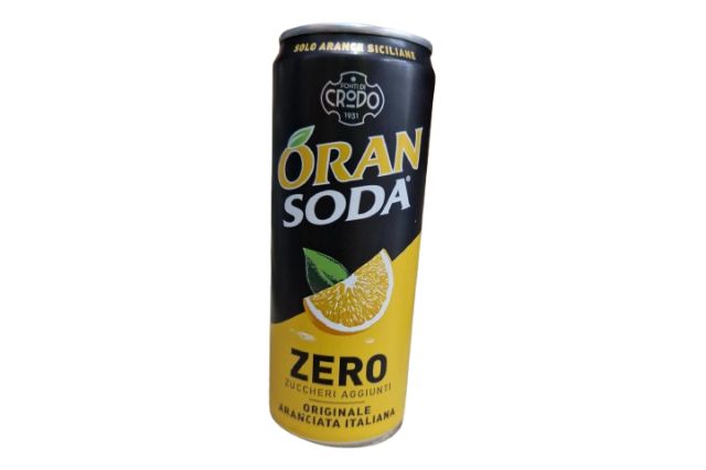 Crodo Oransoda Zero Can (330ml) | PDP | Delicatezza