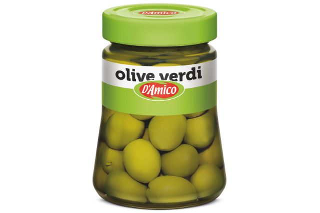 D'Amico Green Olives (300g) | Delicatezza
