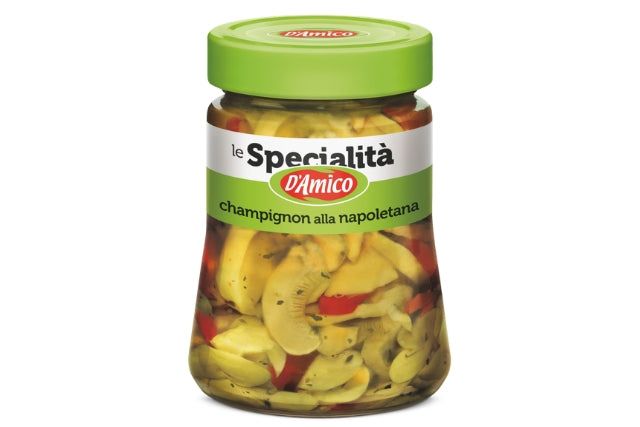 D'Amico Mushrooms Champignons Alla Napoletana (8x280g) | Special Order | Delicatezza