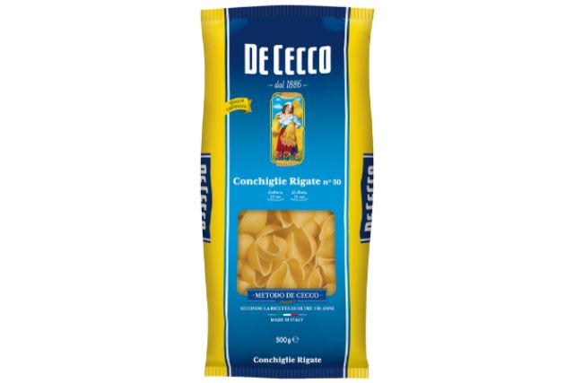 De Cecco Conchiglie Rigate No.50 (24x500g) | Wholesale | Delicatezza