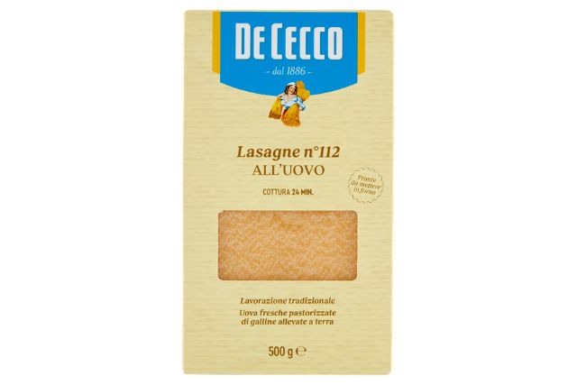 De Cecco Egg Lasagne No.112 (500g) | PDP | Delicatezza