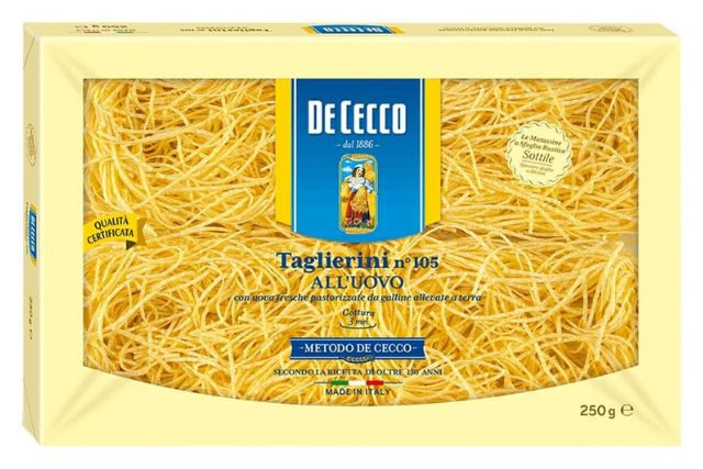 De Cecco Egg Taglierini No.105 (250g) | Delicatezza