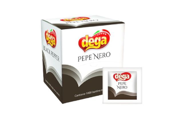 Dega Black Pepper Sachets (1000x2g) | Wholesale | PDP | Delicatezza