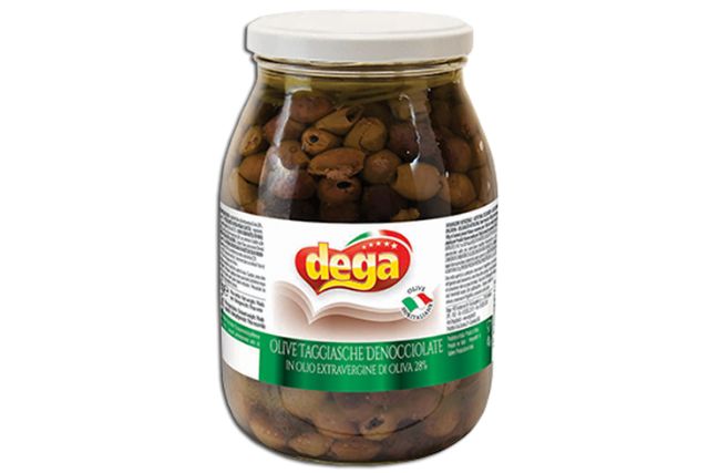 Dega Pitted Taggiasca Olives (900g) | Wholesale | Delicatezza