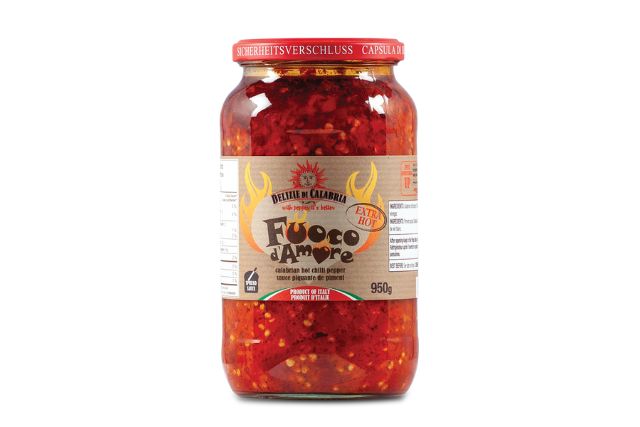 Delizie Di Calabria Peperoncino Calabrese Chilli Sauce - Fuoco d Amore (950g) | Wholesale | PDP | Delicatezza