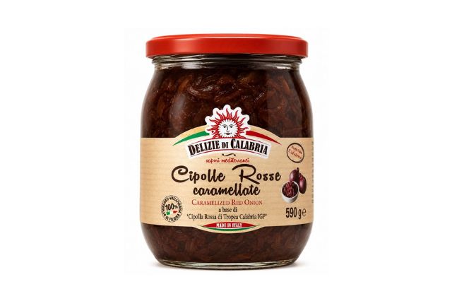 Delizie di Calabria Caramelised Tropea Red Onions (590g) | Wholesale | PDP | Delicatezza