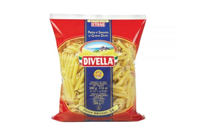 Divella Penne Mezzani N.34 (24x500g) | Special Order | PDP | Delicatezza