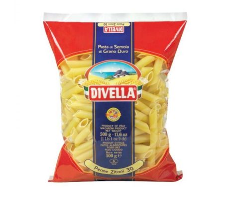Divella Penne Zitoni No. 30  (24x500g) | Special Order | PDP | Delicatezza